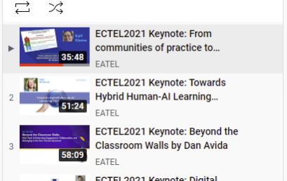 Recordings of ECTEL 2021 keynotes are published