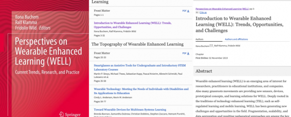 Perspectives on Wearable Enhanced Learning